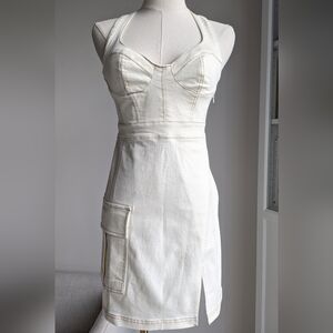 Urban Outfitters Utility Halter Dress